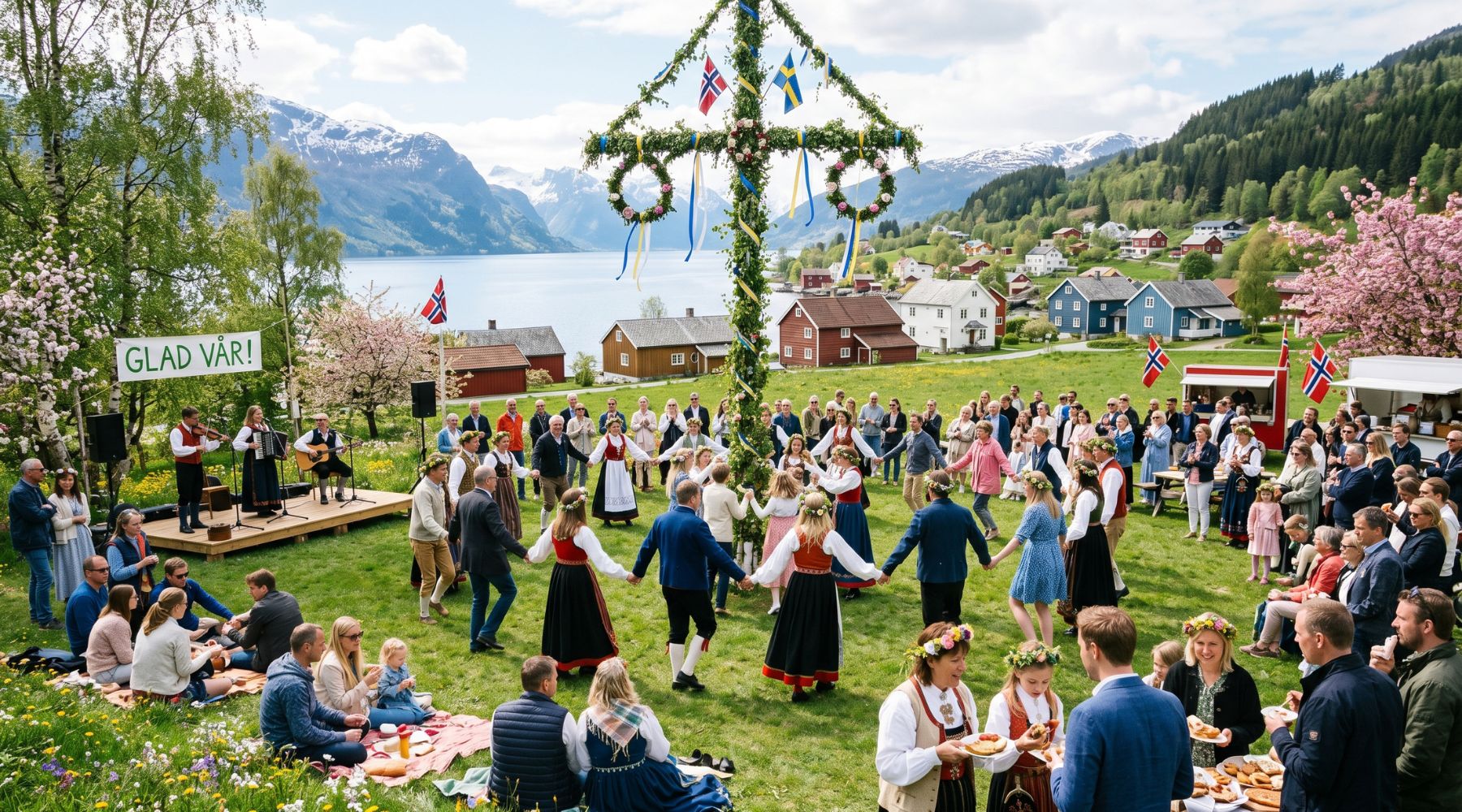 Spring Food, Festivals, and Celebrations in Scandinavia