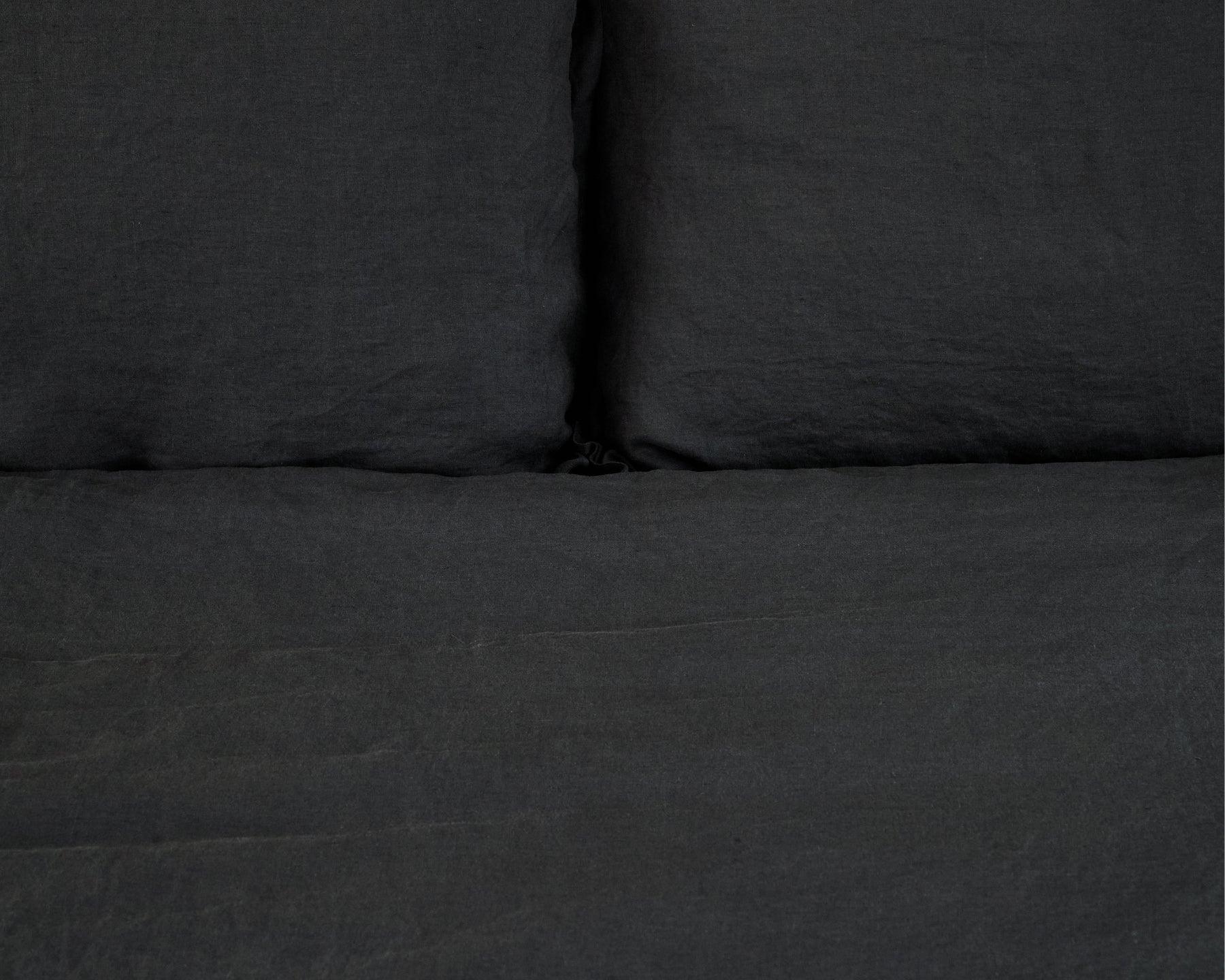 Organic European Linen Duvet Cover Set | Solid Colors
