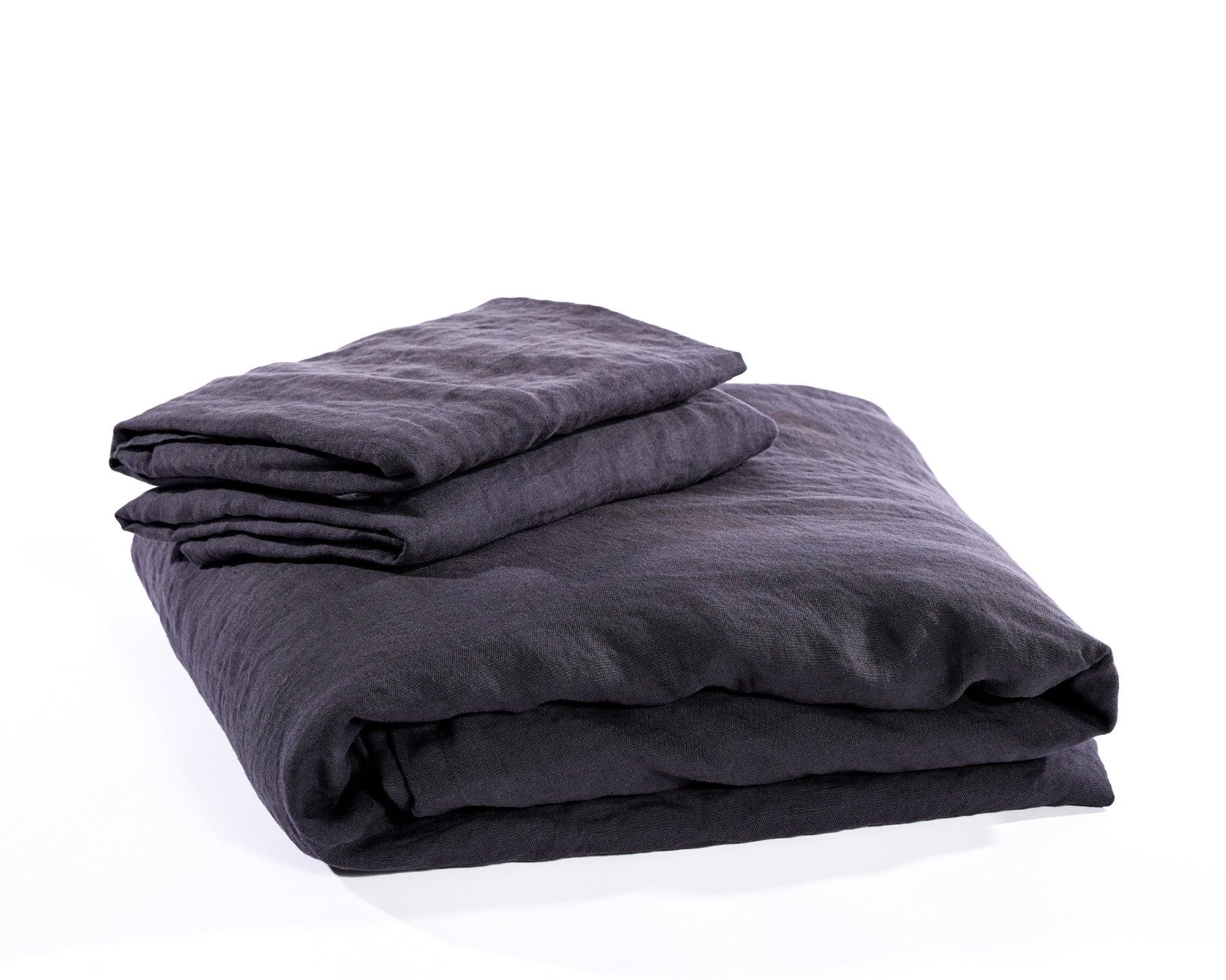 Organic European Linen Duvet Cover Set | Solid Colors