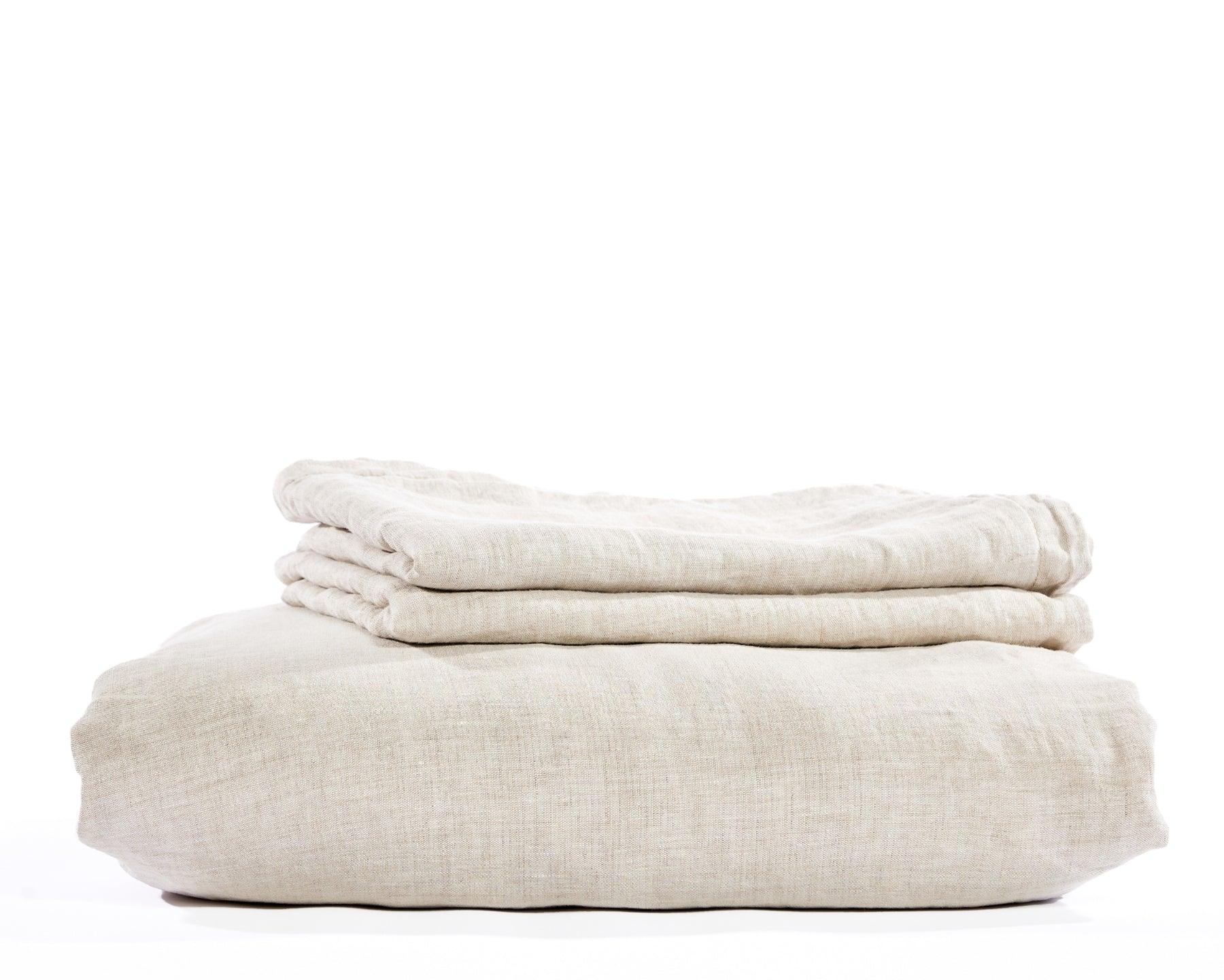 Organic European Linen Duvet Cover Set | Solid Colors | Renewed