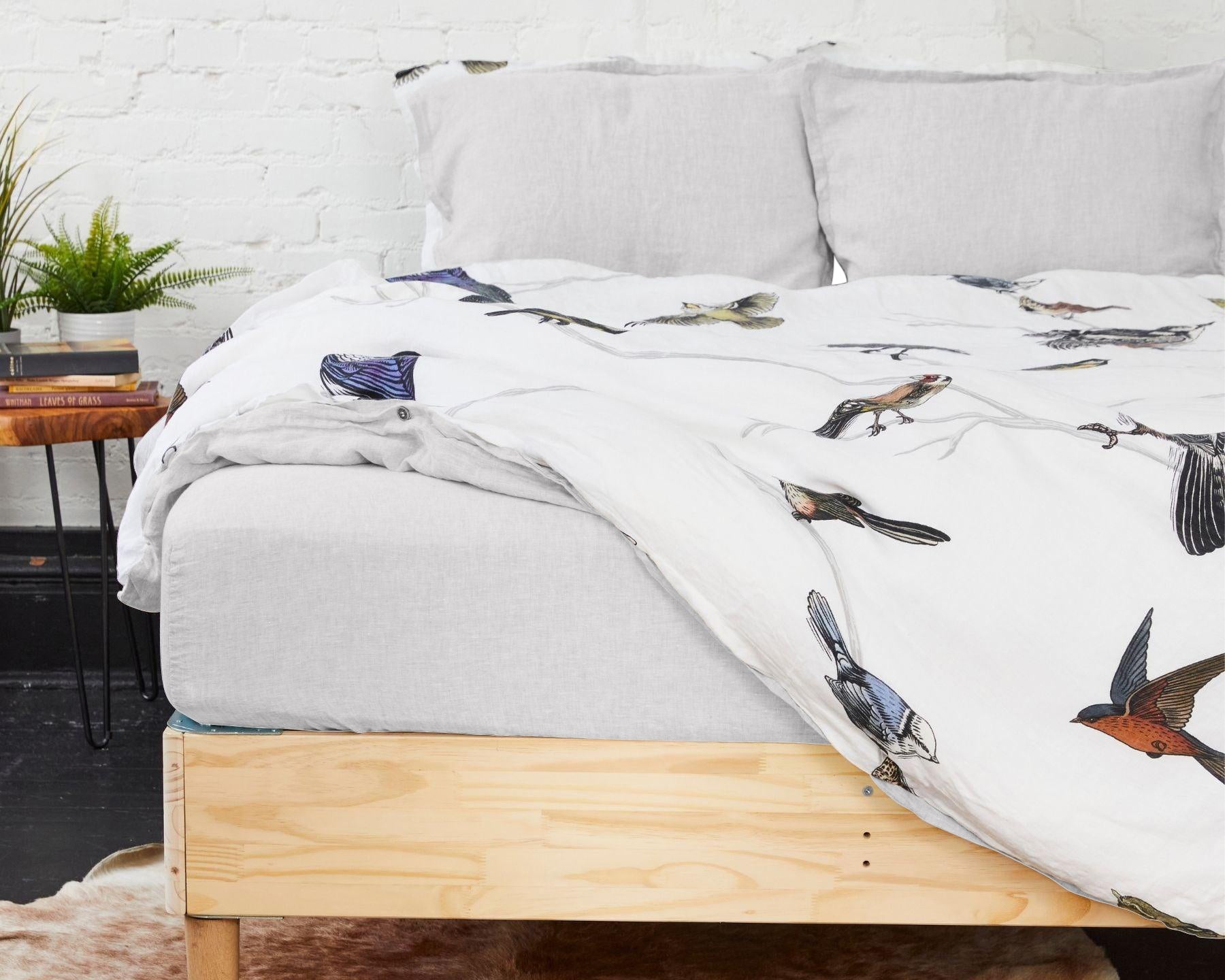 Organic European Linen Fitted Sheet