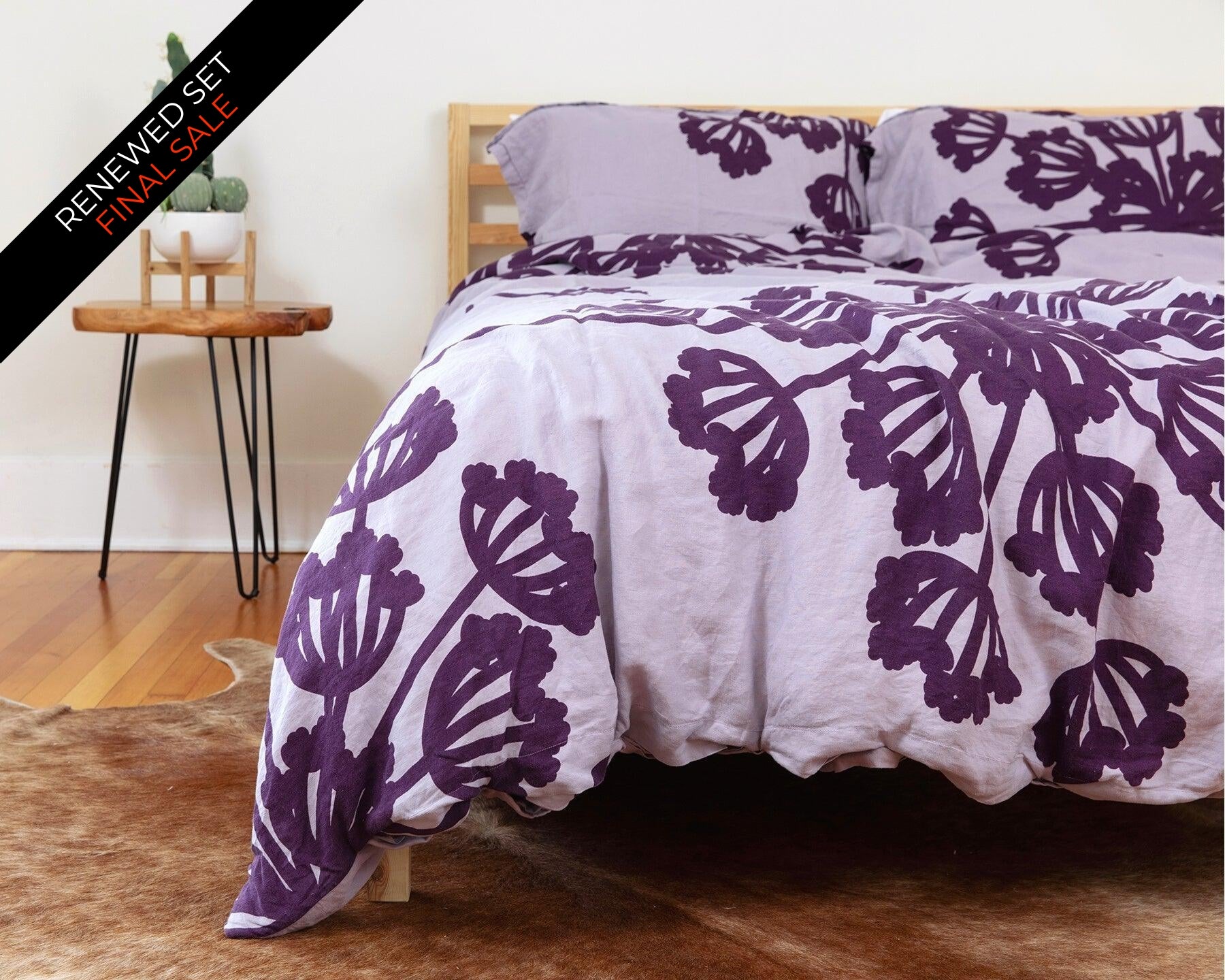 Organic European Linen Duvet Cover Set | Kørvel | Renewed