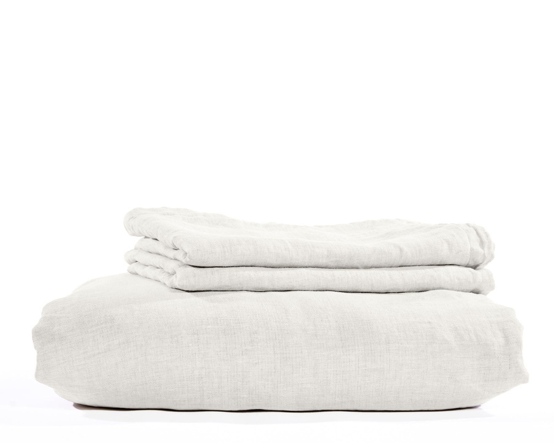 Organic European Linen Duvet Cover Sets | Solid Colors