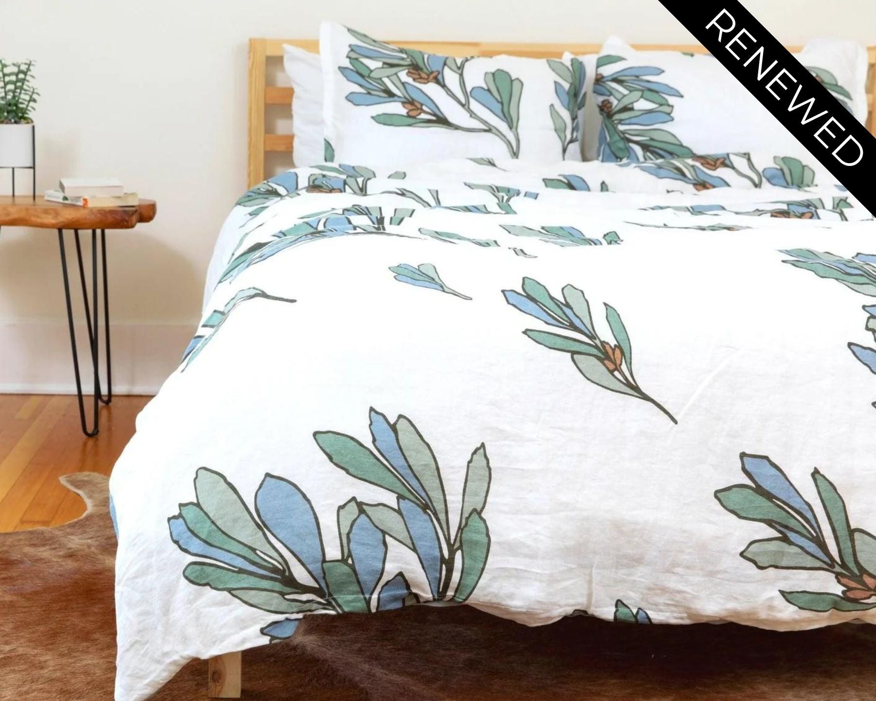 Organic European Linen Duvet Cover Set | Porse | Renewed