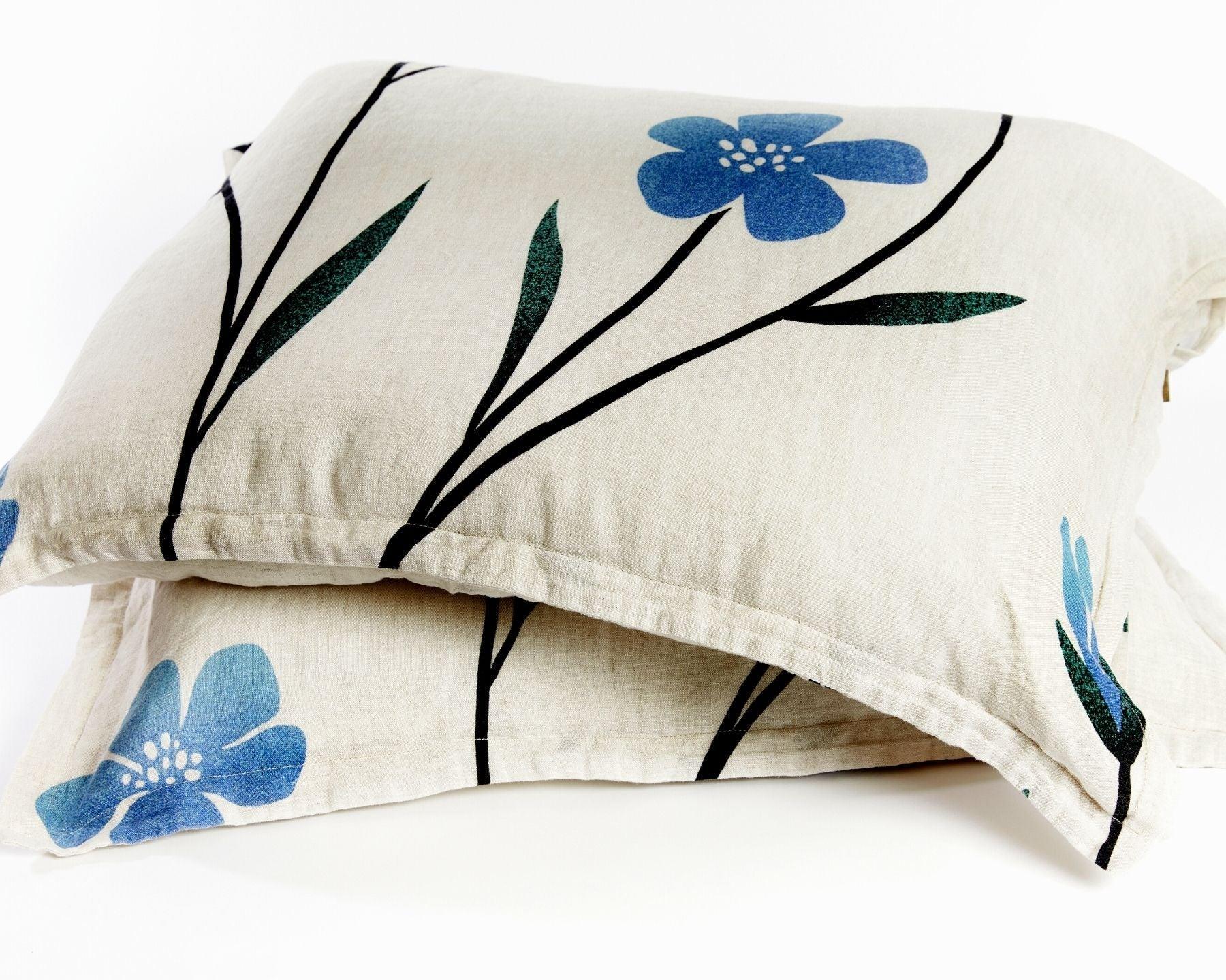 Organic European Linen Pillowcases (2) | Hørblomst
