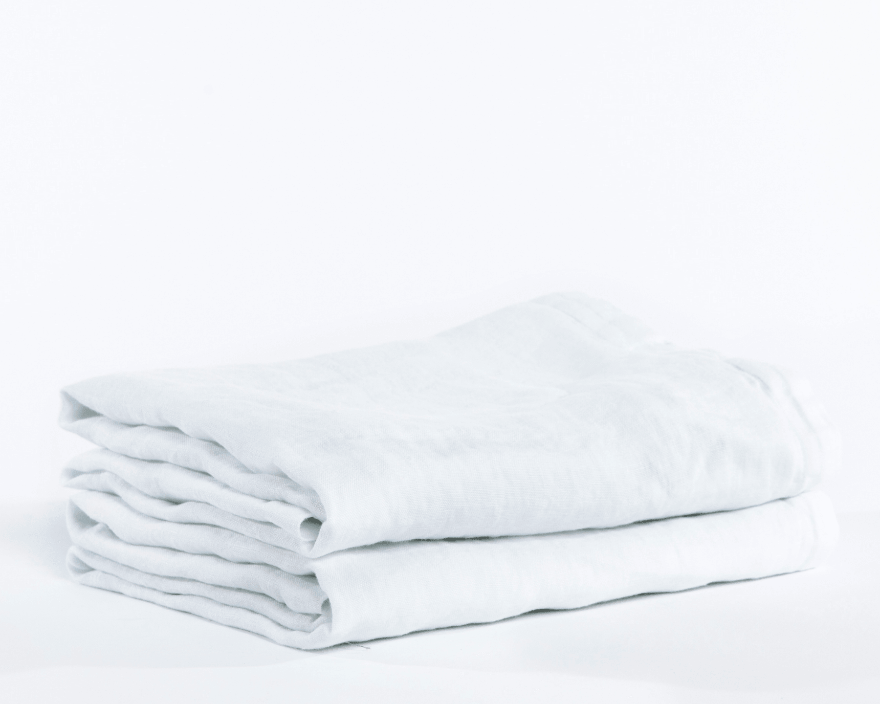 White organic European linen pillowcases - Hvid (white)