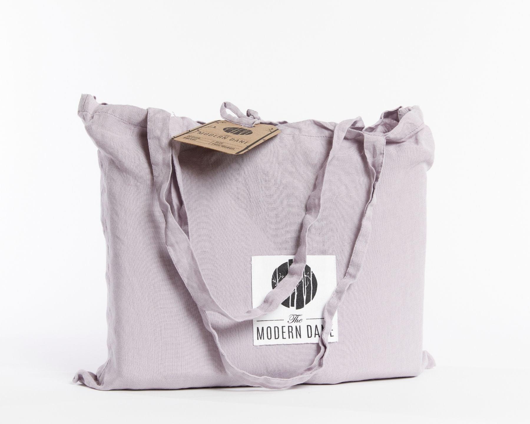 Purple Animal Print Organic Cotton Tote Bag|207512802-Dazzling-Blue